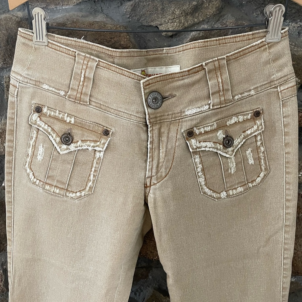 Z Cavaricci women’s tan jeans, size 8 - Picture 2 of 6